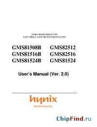 Datasheet GMS81508BQ manufacturer Hynix